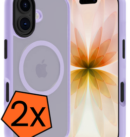 Nomfy Nomfy iPhone 17 Magsafe Hoesje - Lila - 2 PACK
