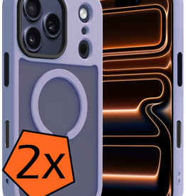 Nomfy Nomfy iPhone 17 Pro Magsafe Hoesje - Lila - 2 PACK