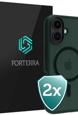 Forterra Forterra iPhone 17 Magsafe Hoesje - Donkergroen - 2 PACK
