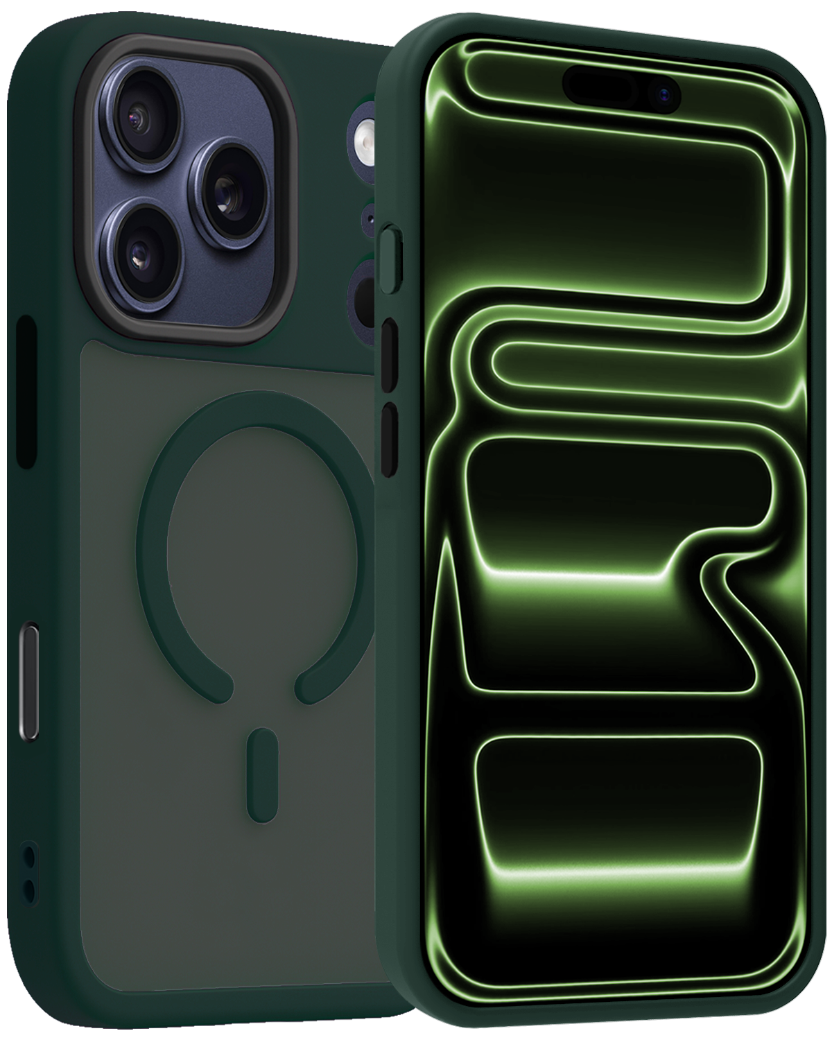 BASEY. BASEY. iPhone 17 Pro Max Magsafe Hoesje - Donkergroen