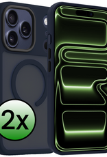 BASEY. BASEY. iPhone 17 Pro Max Magsafe Hoesje - Donkerblauw - 2 PACK