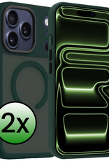 BASEY. BASEY. iPhone 17 Pro Max Magsafe Hoesje - Donkergroen - 2 PACK