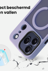 BASEY. BASEY. iPhone 17 Pro Max Magsafe Hoesje Lila Met Screenprotector