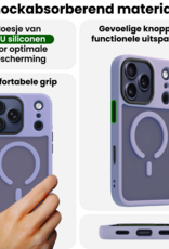 BASEY. BASEY. iPhone 17 Pro Max Magsafe Hoesje Lila Met 2x Screenprotector