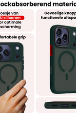NoXx NoXx iPhone 17 Pro Max Magsafe Hoesje - Donkergroen