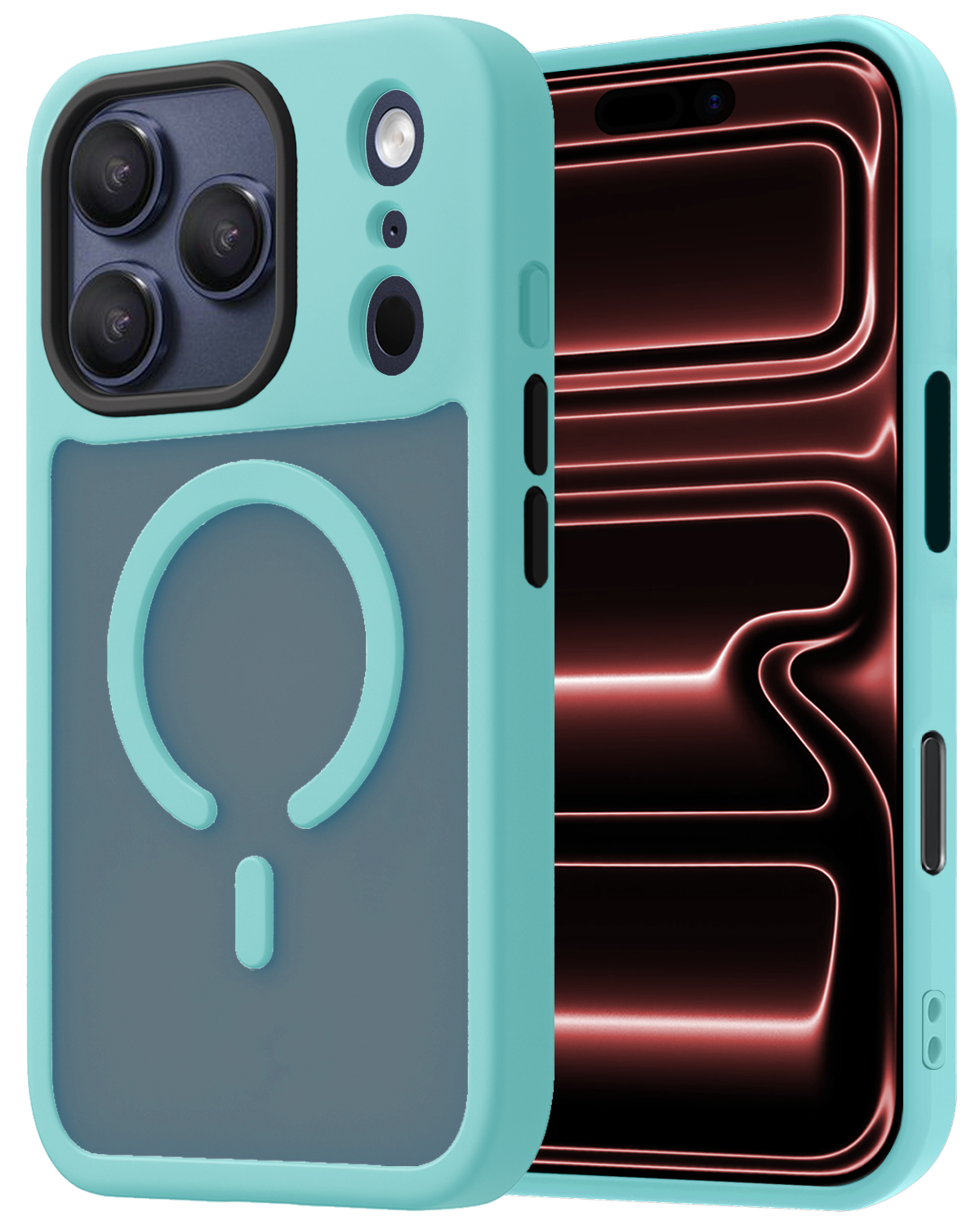 NoXx NoXx iPhone 17 Pro Max Magsafe Hoesje - Lichtblauw