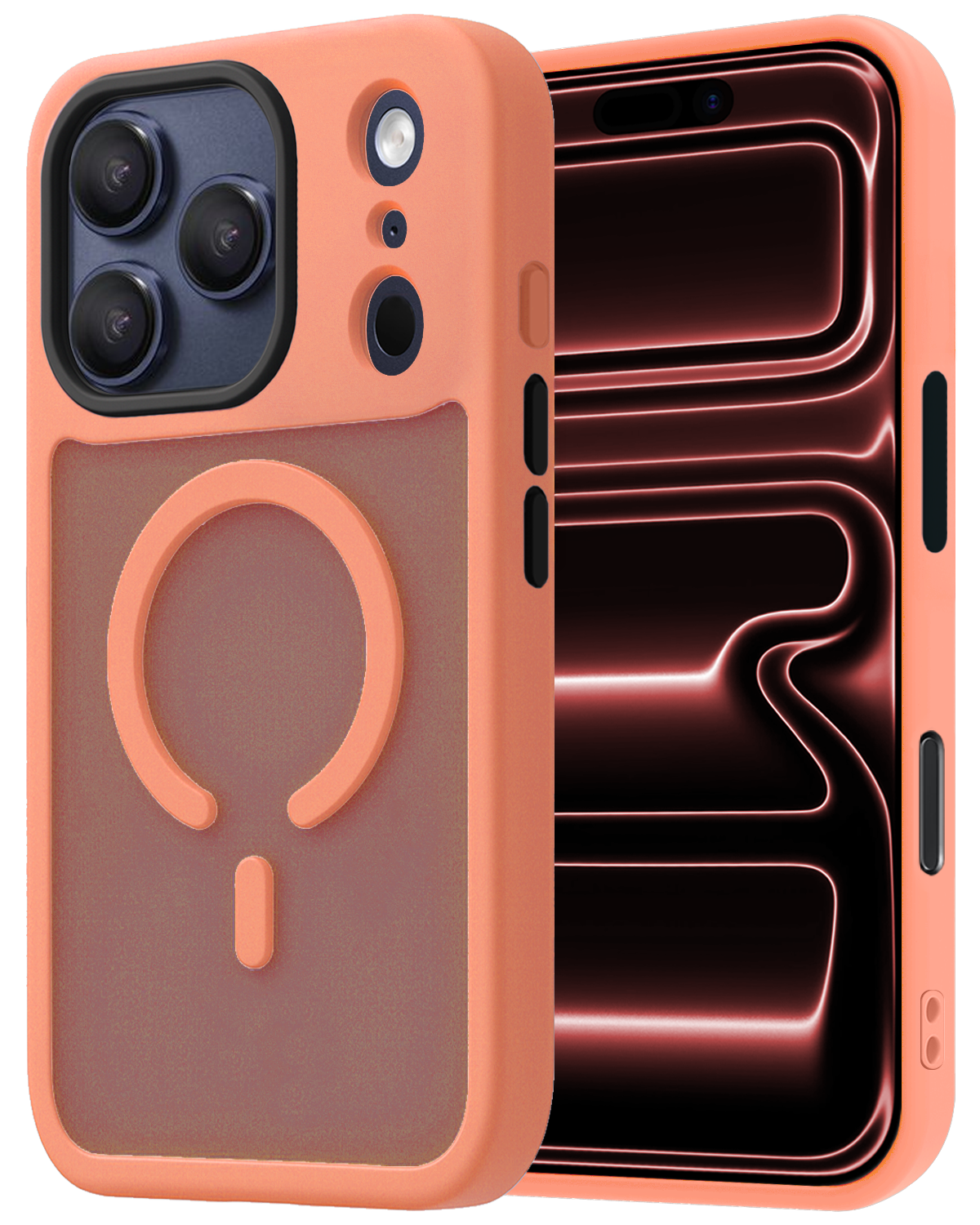 NoXx NoXx iPhone 17 Pro Max Magsafe Hoesje - Perzik