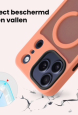 NoXx NoXx iPhone 17 Pro Max Magsafe Hoesje - Perzik - 2 PACK