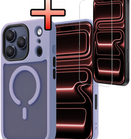 NoXx NoXx iPhone 17 Pro Max Magsafe Hoesje Lila Met Screenprotector