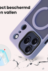 NoXx NoXx iPhone 17 Pro Max Magsafe Hoesje Lila Met Screenprotector