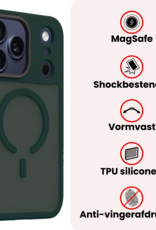 NoXx NoXx iPhone 17 Pro Max Magsafe Hoesje Donkergroen Met 2x Screenprotector