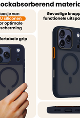 Nomfy Nomfy iPhone 17 Pro Max Magsafe Hoesje - Donkerblauw