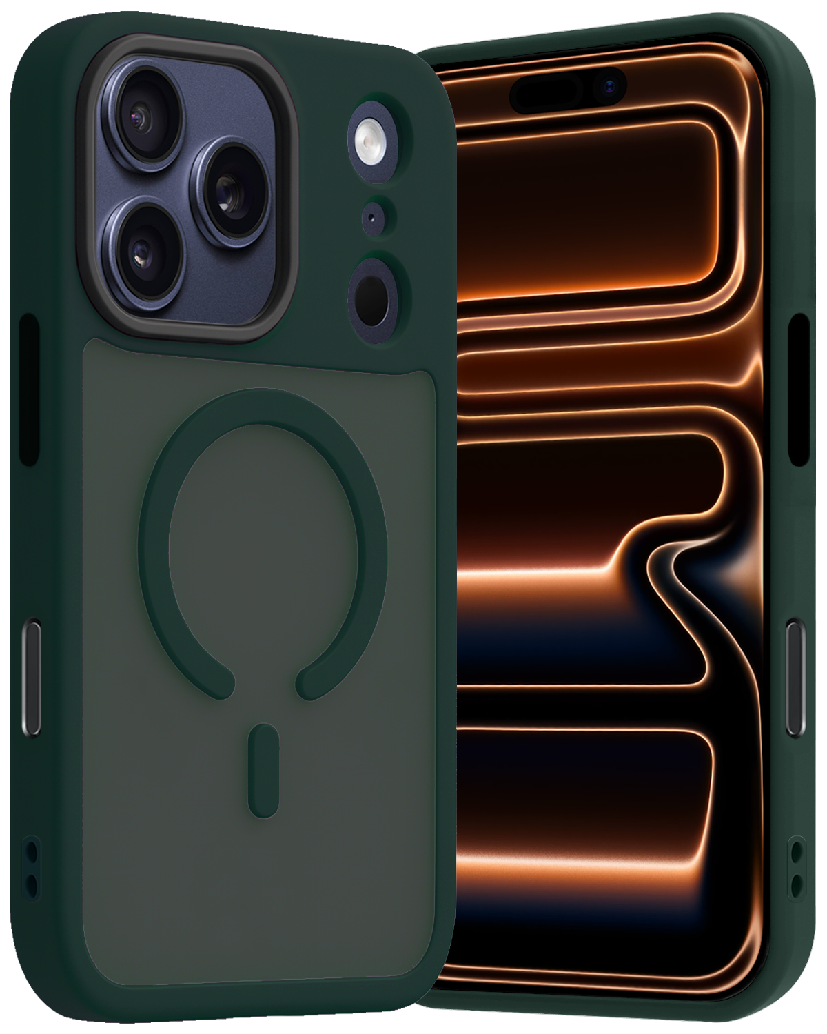 Nomfy Nomfy iPhone 17 Pro Max Magsafe Hoesje - Donkergroen