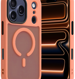 Nomfy Nomfy iPhone 17 Pro Max Magsafe Hoesje - Perzik