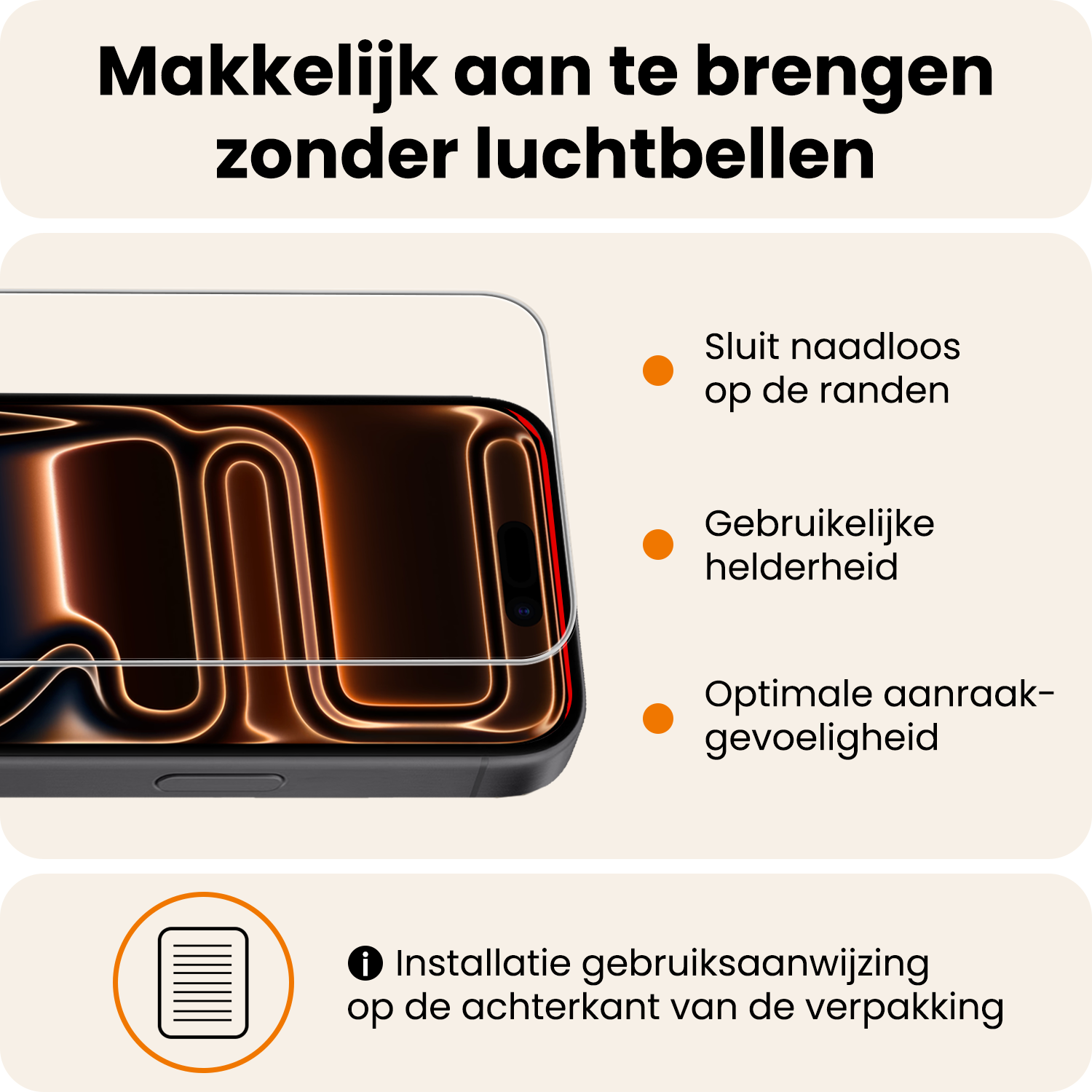 Nomfy Nomfy iPhone 17 Pro Max Magsafe Hoesje Donkerblauw Met Screenprotector