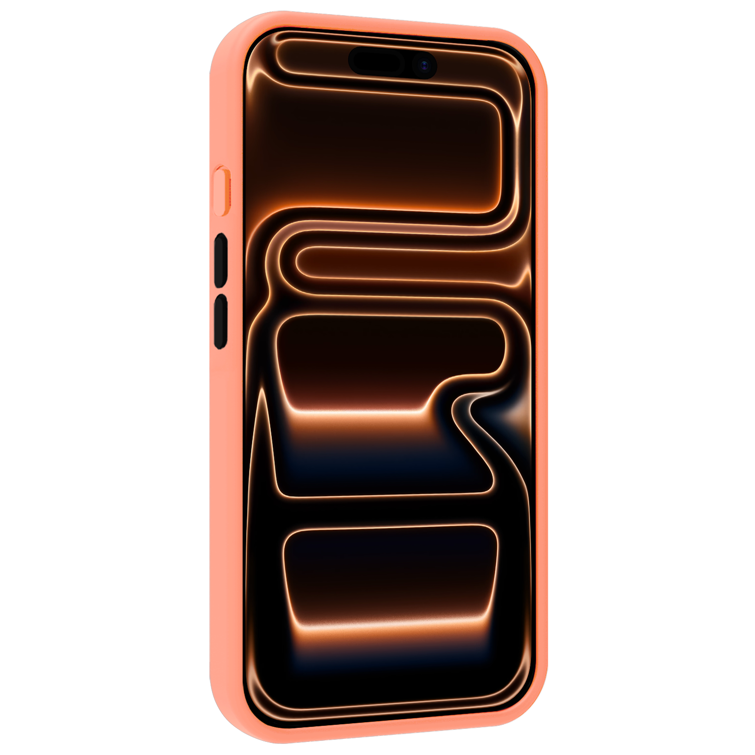 Nomfy Nomfy iPhone 17 Pro Max Magsafe Hoesje Perzik Met Screenprotector