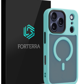Forterra Forterra iPhone 17 Pro Max Magsafe Hoesje - Lichtblauw