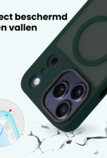 Forterra Forterra iPhone 17 Pro Max Magsafe Hoesje - Donkergroen - 2 PACK