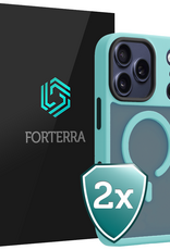 Forterra Forterra iPhone 17 Pro Max Magsafe Hoesje - Lichtblauw - 2 PACK