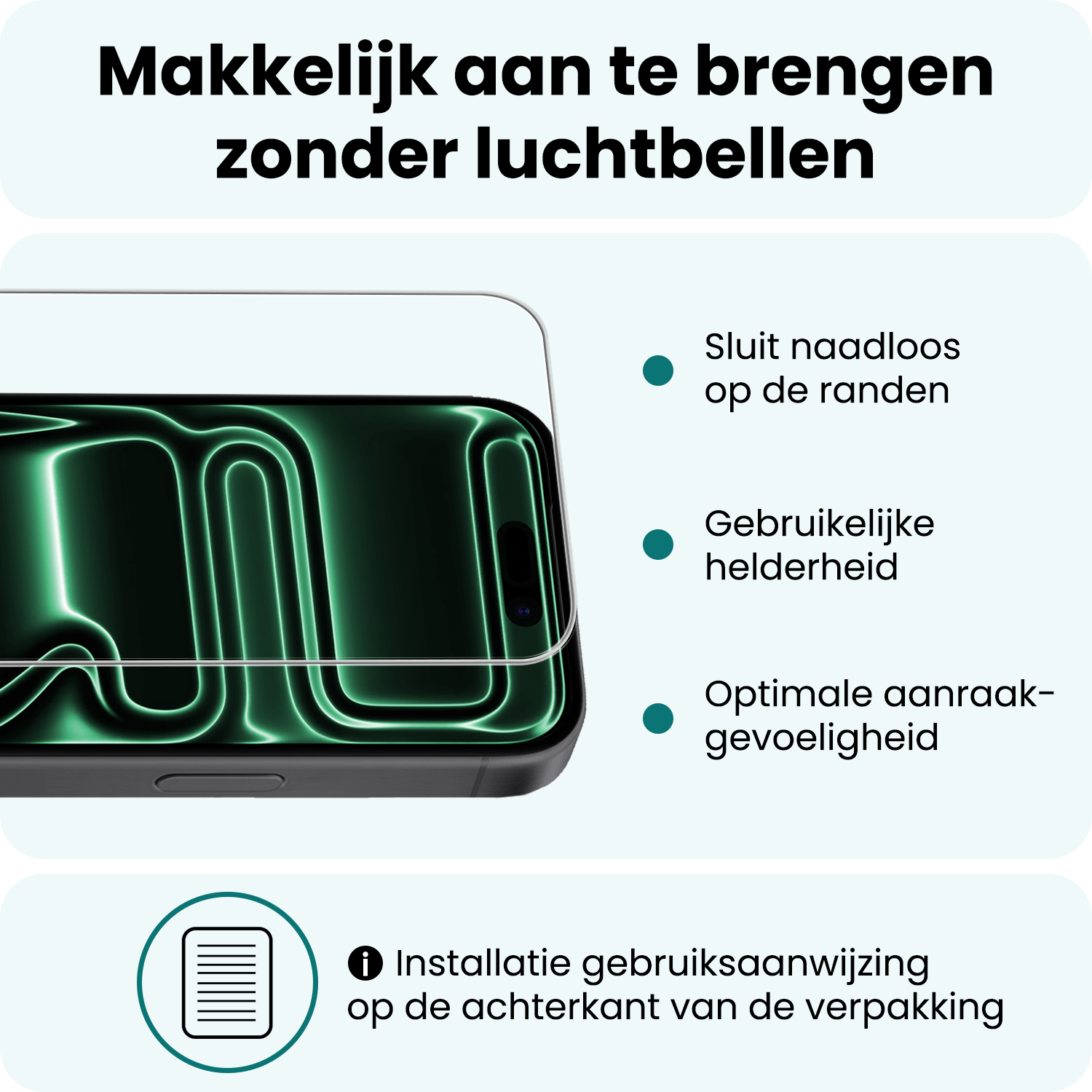 Forterra Forterra iPhone 17 Pro Max Magsafe Hoesje Donkergroen Met Screenprotector