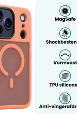 Forterra Forterra iPhone 17 Pro Max Magsafe Hoesje Perzik Met Screenprotector