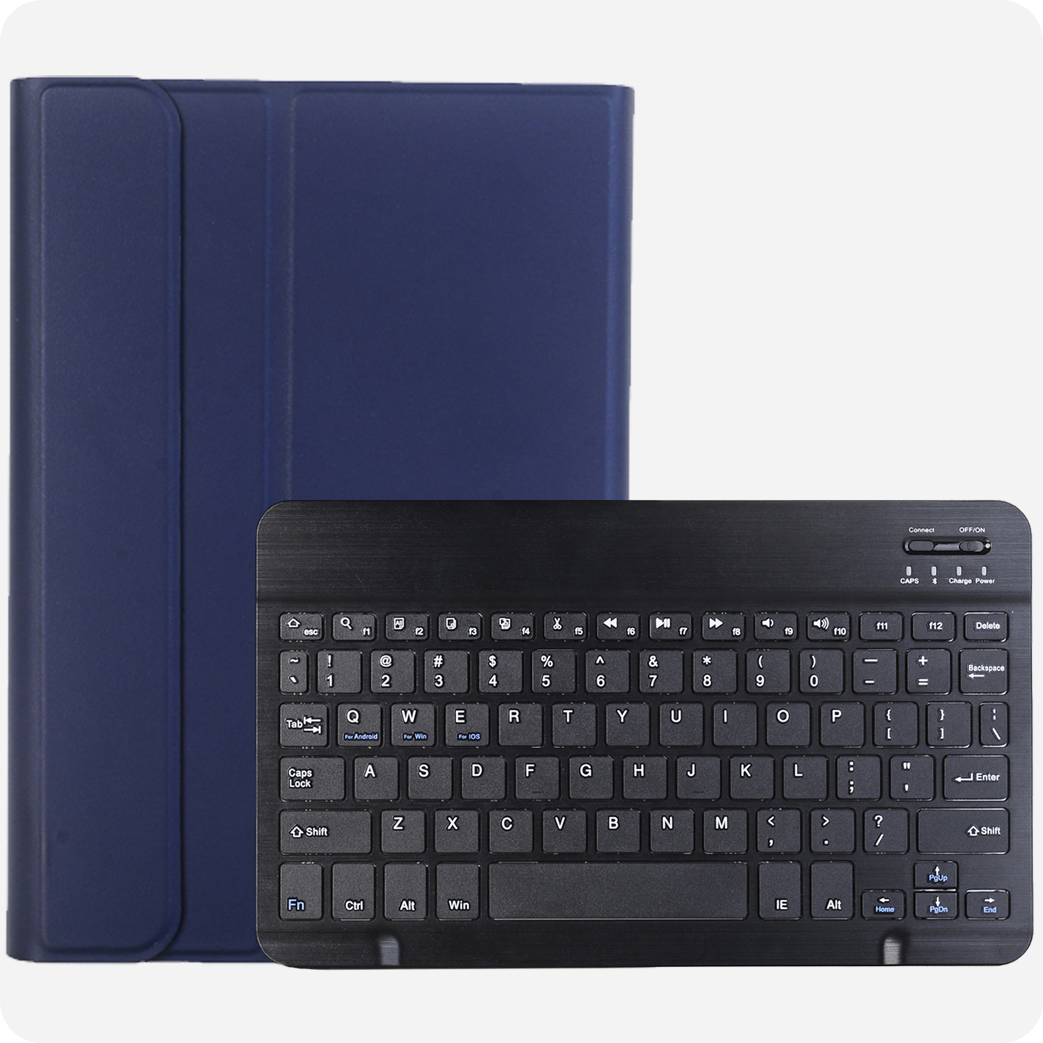 BASEY. BASEY. Samsung Galaxy Tab A11 Toetsenbordhoes Met Screenprotector - Donkerblauw