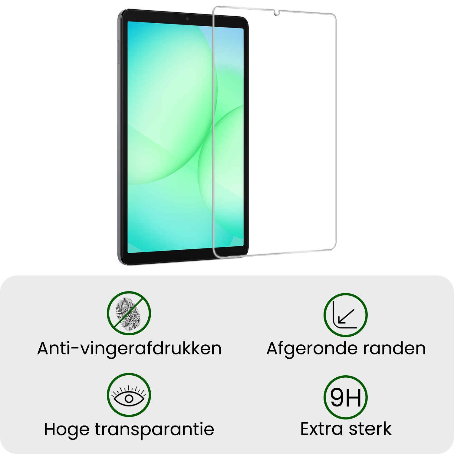 BASEY. BASEY. Samsung Galaxy Tab A11 Toetsenbordhoes Met Screenprotector - Rosé Goud