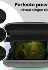 BASEY. BASEY. Sony PlayStation Portal Remote Player Hoesje Handvat Met Screenprotector - Grijs