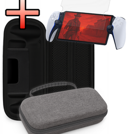 NoXx NoXx Sony PlayStation Portal Remote Player Hoesje Handvat Met Screenprotector - Grijs