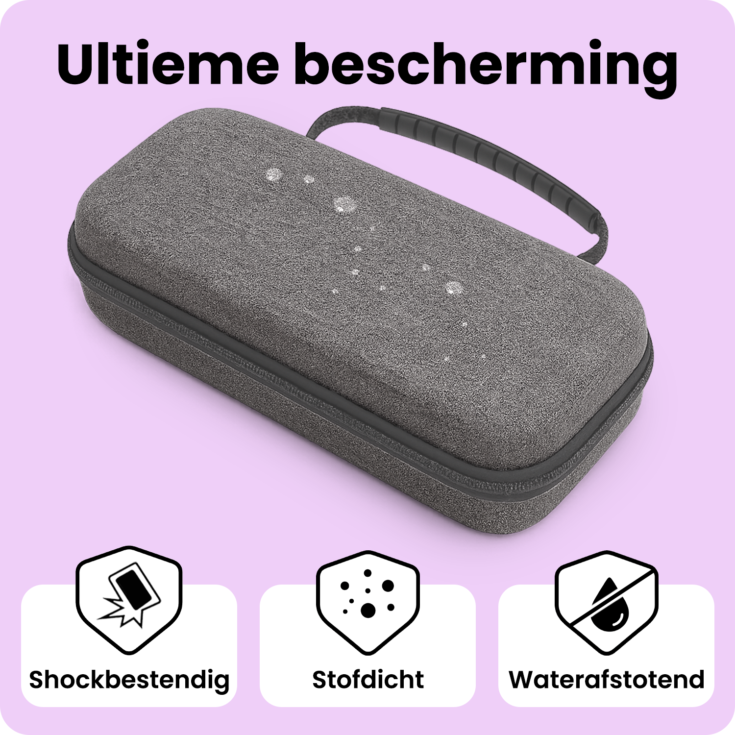 NoXx NoXx Sony PlayStation Portal Remote Player Hoesje Handvat Met Screenprotector - Grijs