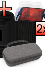 NoXx NoXx Sony PlayStation Portal Remote Player Hoesje Handvat Met 2x Screenprotector - Grijs