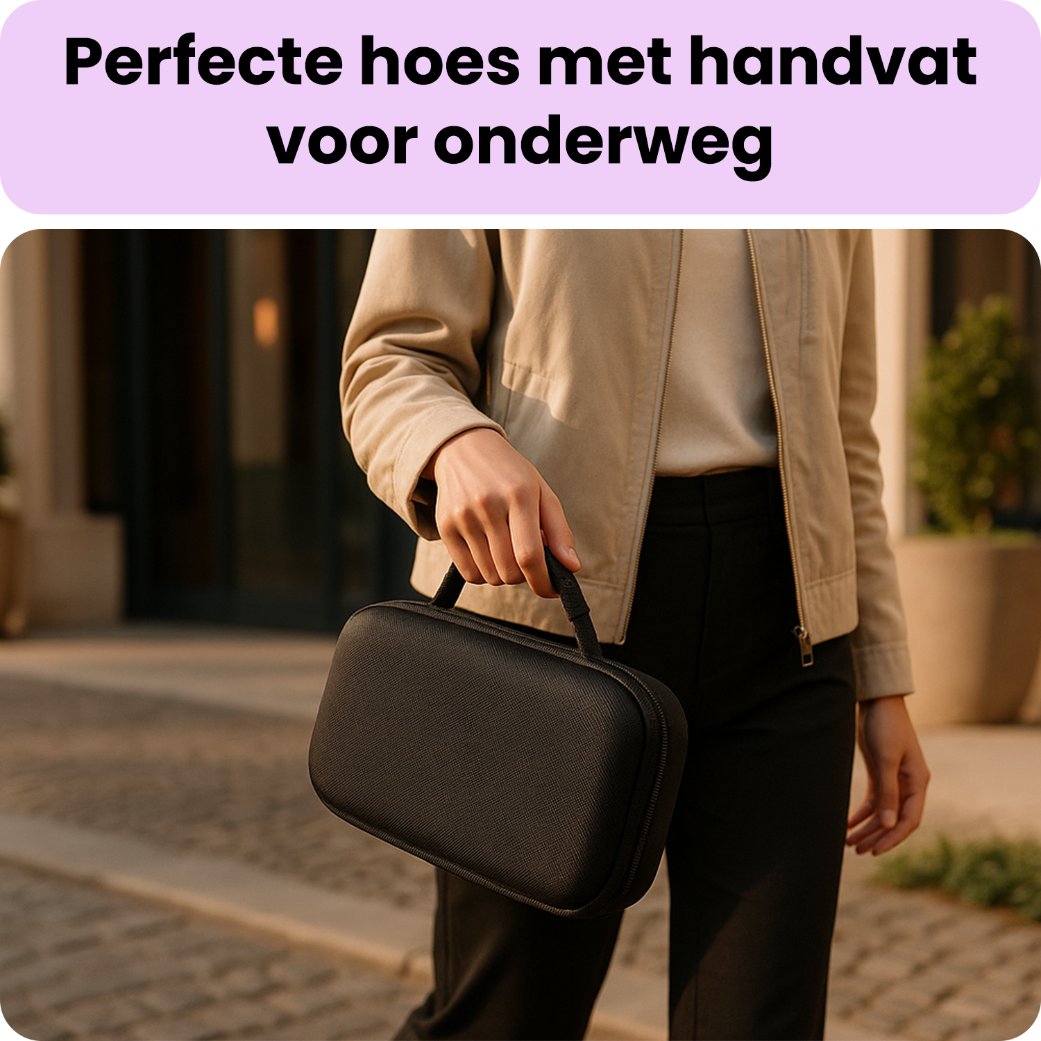 NoXx NoXx Hoesje Handvat Sony PlayStation Portal Remote Player - Zwart