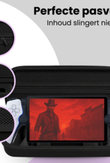 NoXx NoXx Sony PlayStation Portal Remote Player Hoesje Handvat Met 2x Screenprotector - Zwart