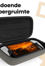 Nomfy Nomfy Sony PlayStation Portal Remote Player Hoesje Handvat Met Screenprotector - Grijs