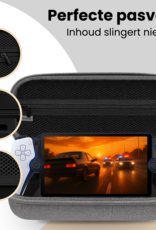 Nomfy Nomfy Sony PlayStation Portal Remote Player Hoesje Handvat Met 2x Screenprotector - Grijs