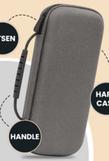 Nomfy Nomfy Sony PlayStation Portal Remote Player Hoesje Handvat Met 2x Screenprotector - Grijs