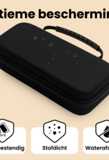 Nomfy Nomfy Sony PlayStation Portal Remote Player Hoesje Handvat Met  2x Screenprotector - Zwart