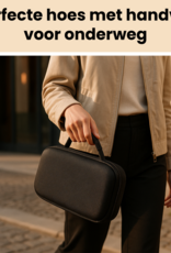 Nomfy Nomfy Sony PlayStation Portal Remote Player Hoesje Handvat Met  2x Screenprotector - Zwart