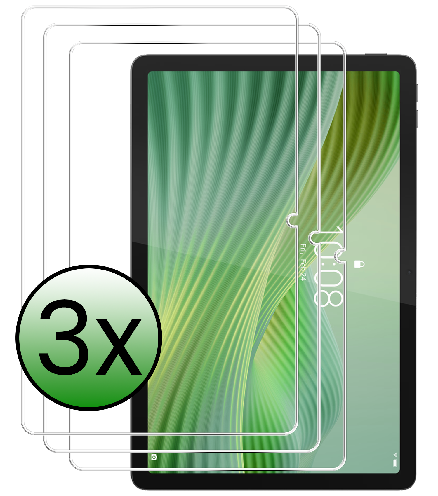BASEY. BASEY. Lenovo Tab 10.1 inch Screenprotector - 3 PACK