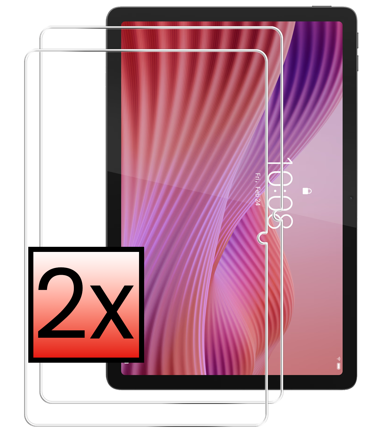 NoXx NoXx Lenovo Tab 10.1 inch Screenprotector - 2 PACK