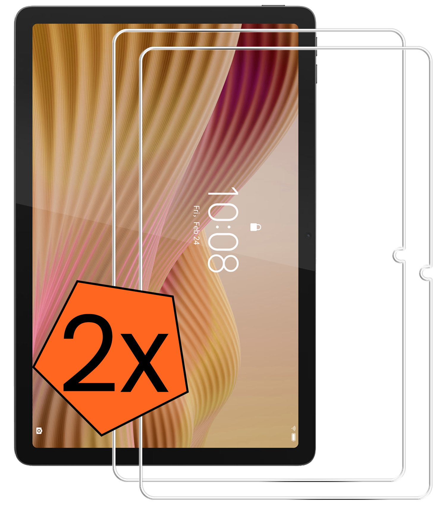 Nomfy Nomfy Lenovo Tab 10.1 inch Screenprotector - 2 PACK