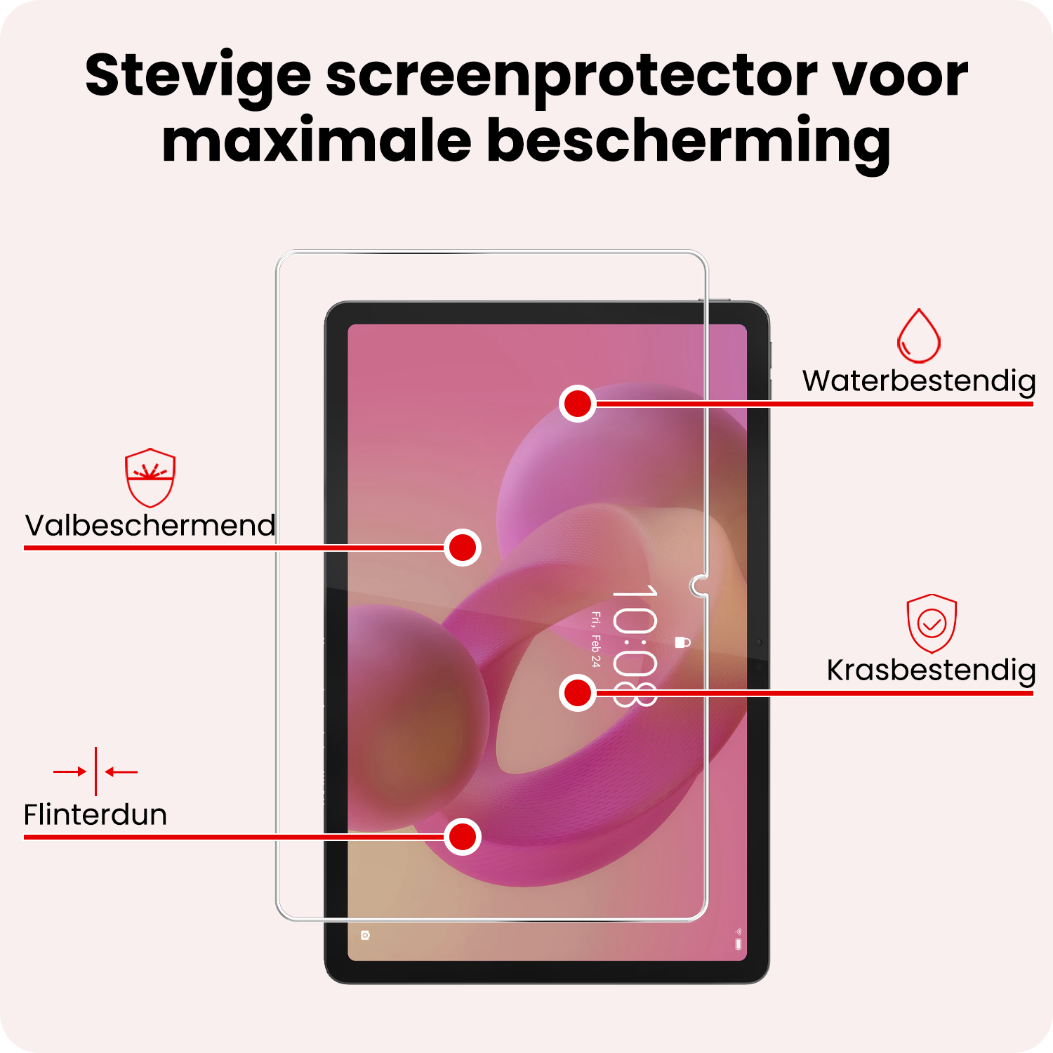 NoXx NoXx Lenovo Idea Tab Screenprotector - 2 PACK