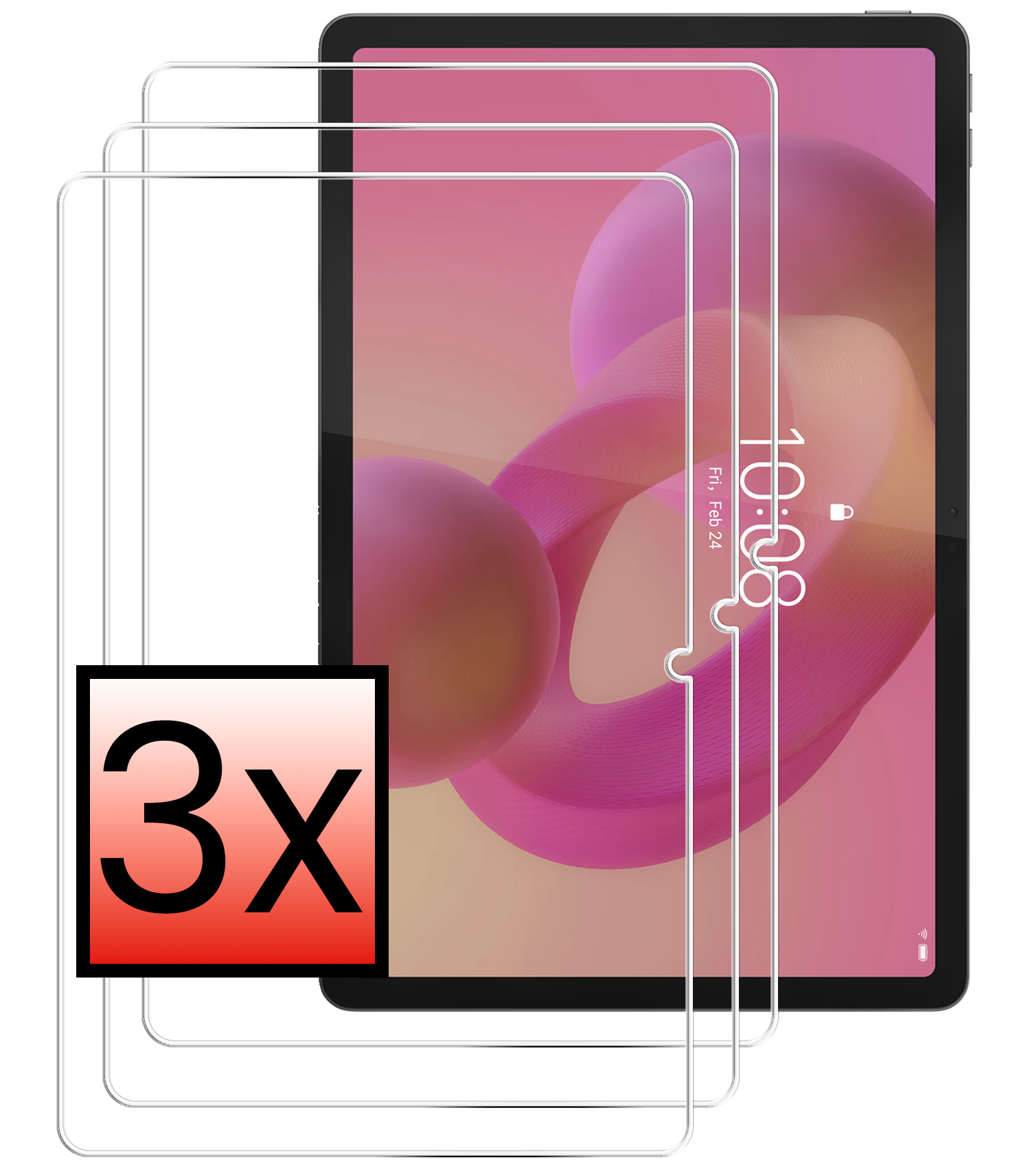 NoXx NoXx Lenovo Idea Tab Screenprotector - 3 PACK