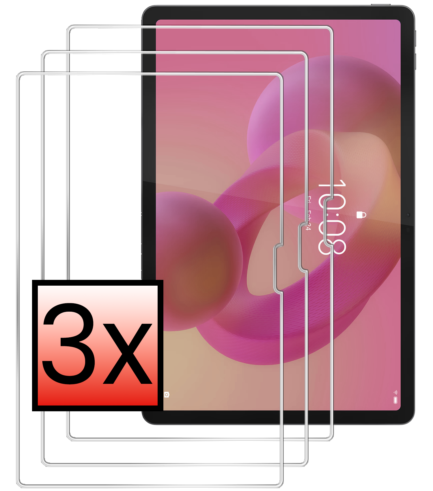 NoXx NoXx Lenovo Idea Tab Pro Screenprotector - 3 PACK
