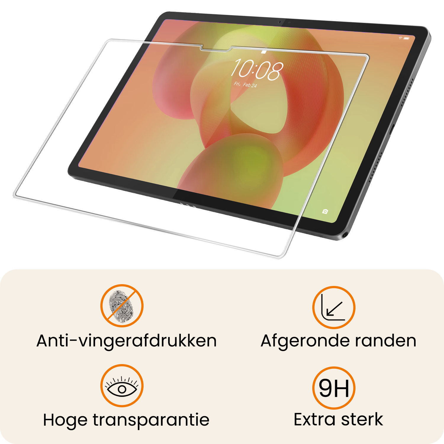 Nomfy Nomfy Lenovo Idea Tab Pro Screenprotector - 2 PACK