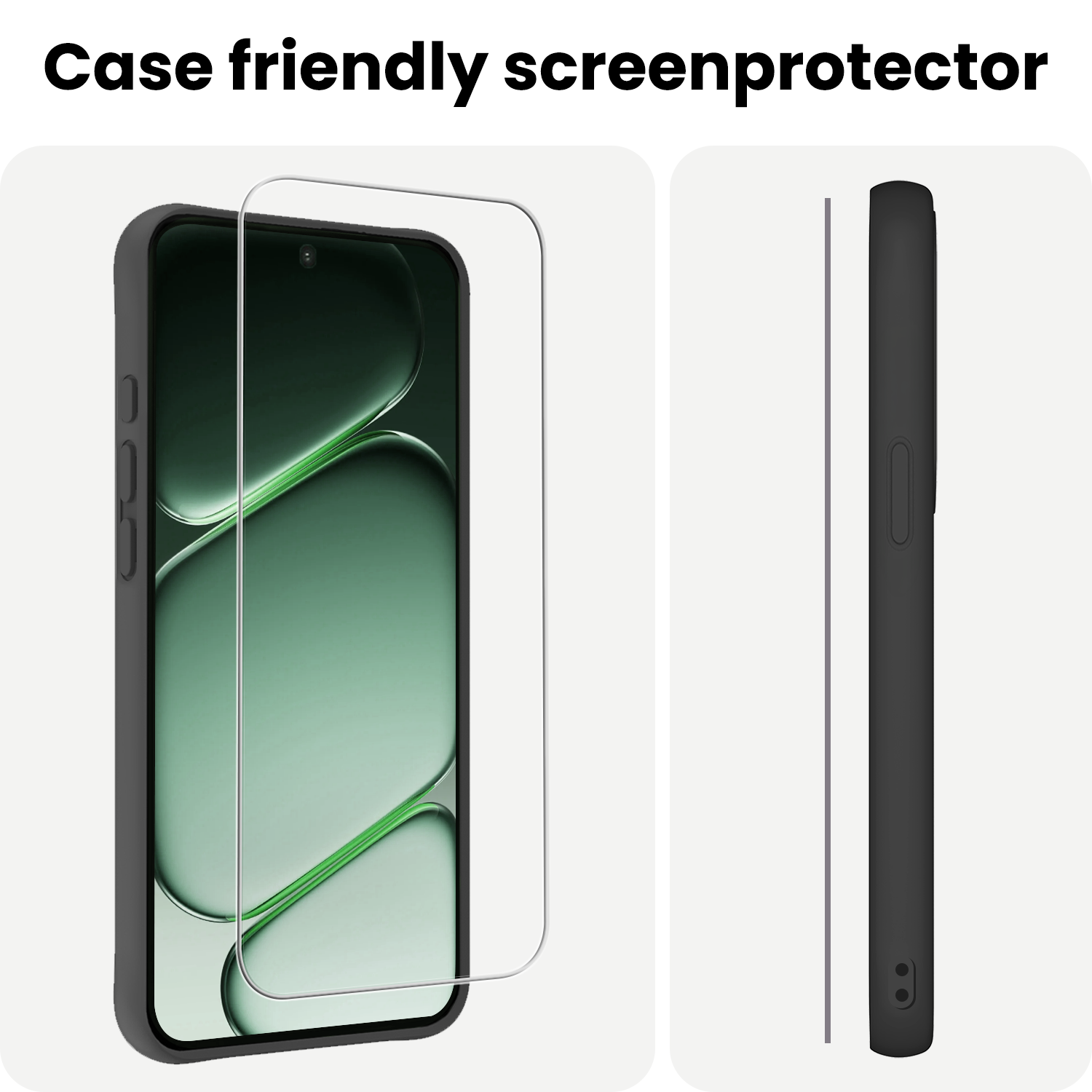 BASEY. BASEY. OnePlus 15R Screenprotector Glas - 2 PACK