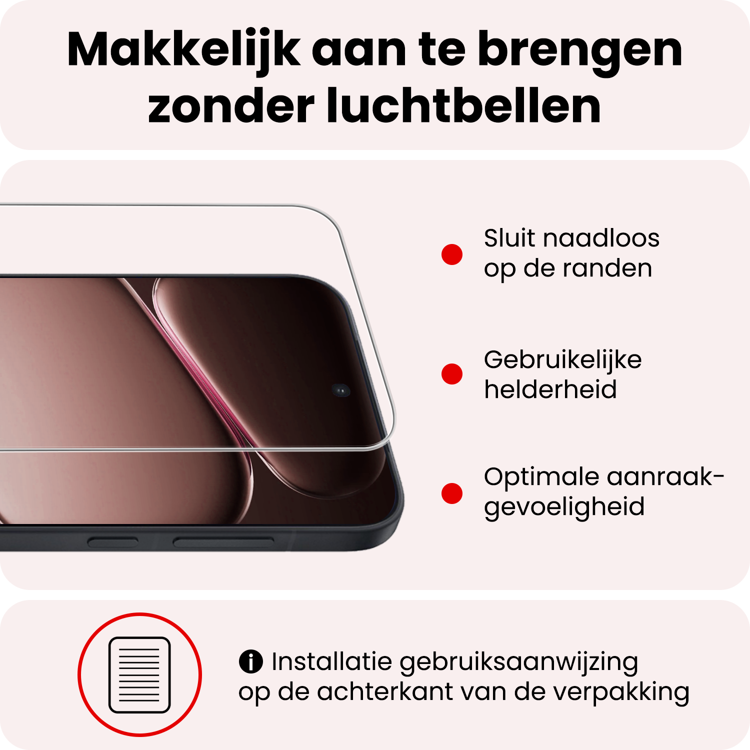 NoXx NoXx OnePlus 15R Screenprotector Glas