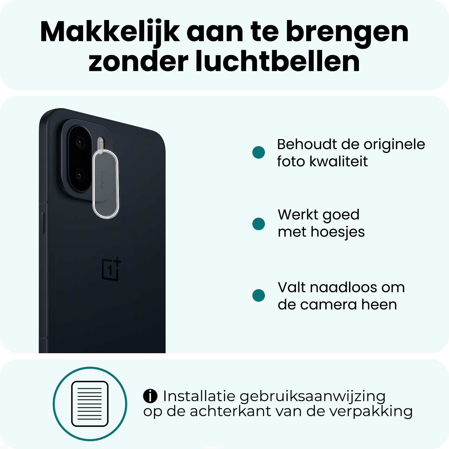 Forterra Forterra OnePlus 15R Camera Screenprotector