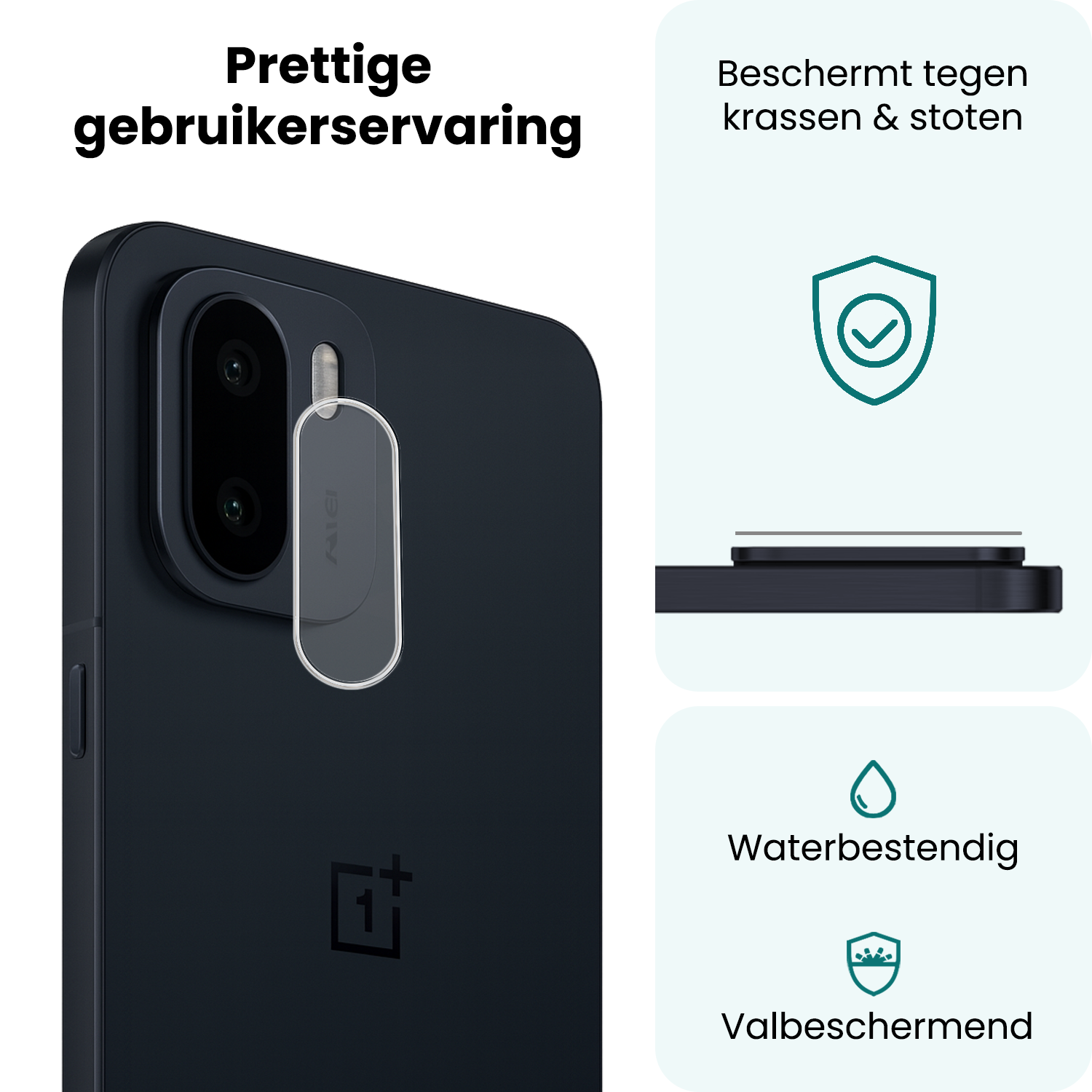 Forterra Forterra OnePlus 15R Camera Screenprotector - 2 PACK