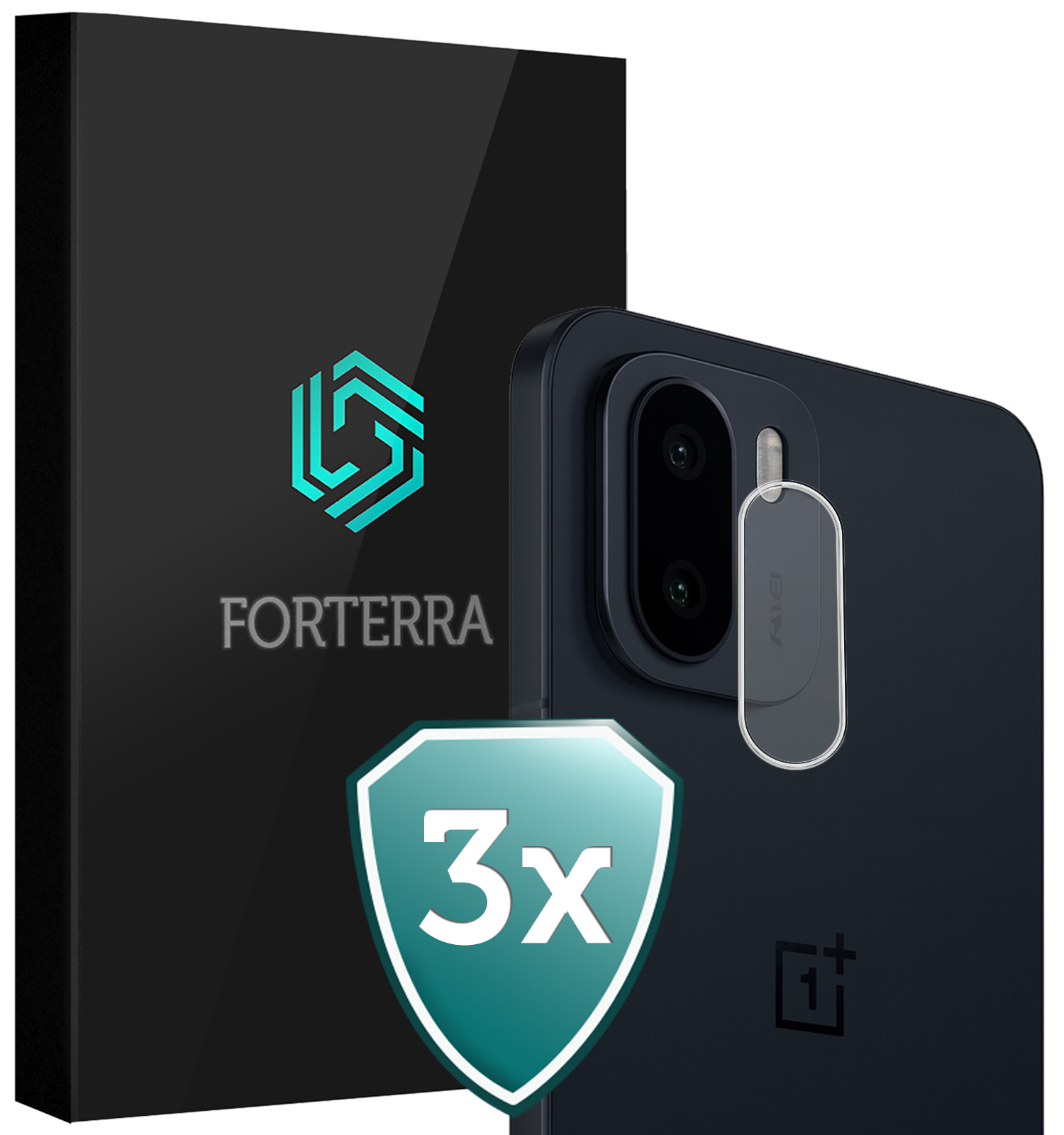 Forterra Forterra OnePlus 15R Camera Screenprotector - 3 PACK